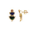 Striking Peacock-Inspired Pendant Set 5