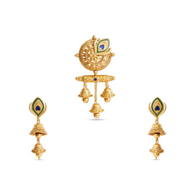Aalavattam Vishu Pendant Set 2