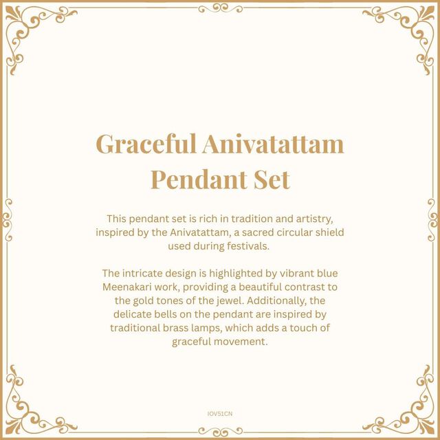 Graceful Anivatattam Pendant Set 9