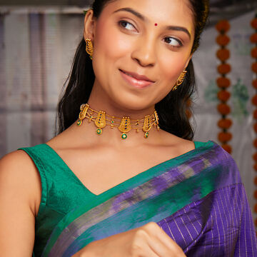 Opulent Temple Gopura Necklace