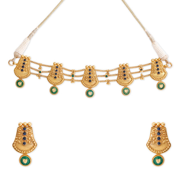 Opulent Temple Gopura Necklace 2