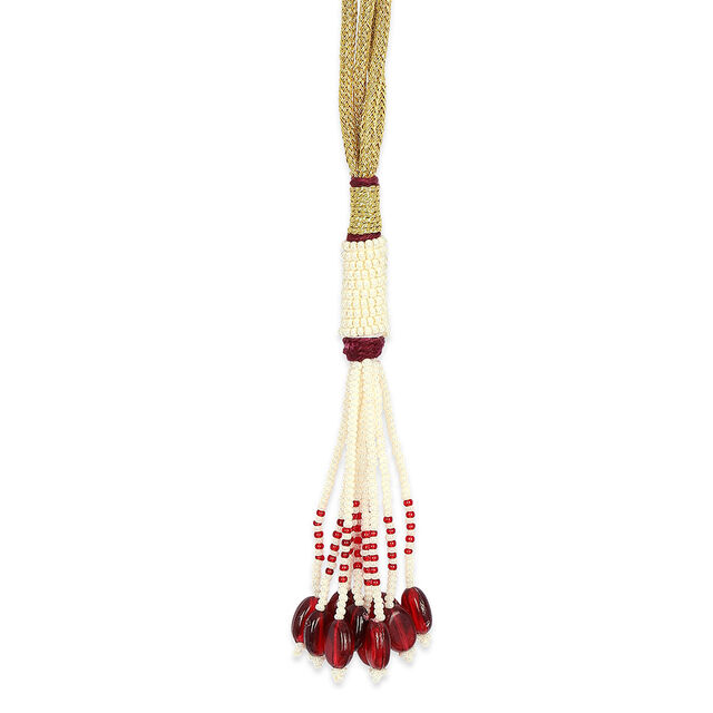 Tanishq 22KT Synthetic Stone Necklace Set for Women 4