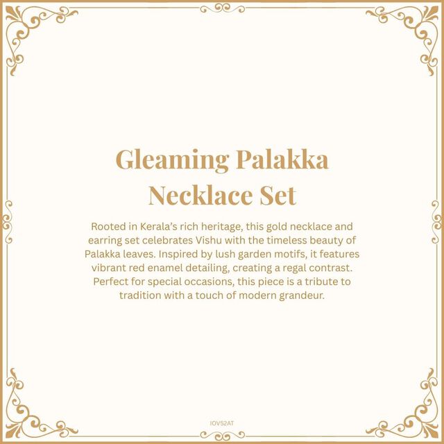 Gleaming Palakka Necklace Set 7