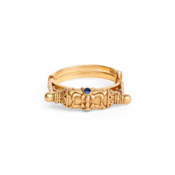Brass Lamp Motif Ring