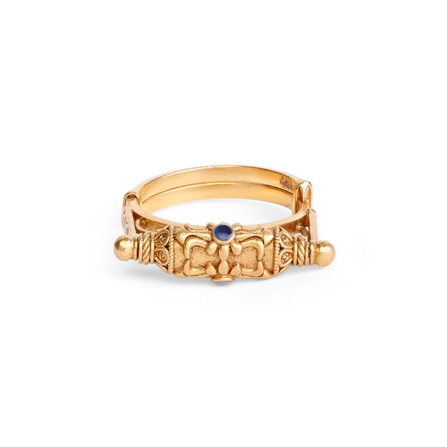 Brass Lamp Motif Ring 