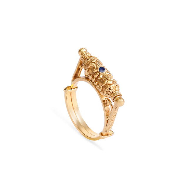 Brass Lamp Motif Ring 2