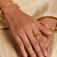 Brass Lamp Motif Ring 4