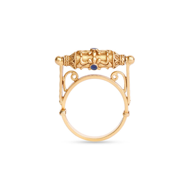 Brass Lamp Motif Ring 6
