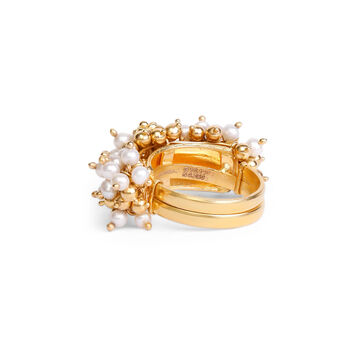 Lustrous Kanikonna Flower Ring