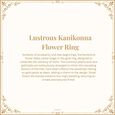 Lustrous Kanikonna Flower Ring 9