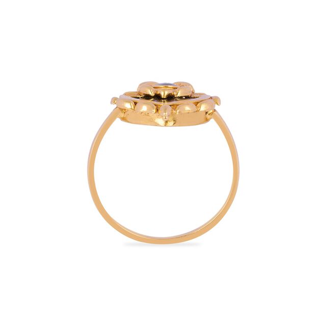 Tanishq 22KT Synthetic Stone Finger Ring for Women 5