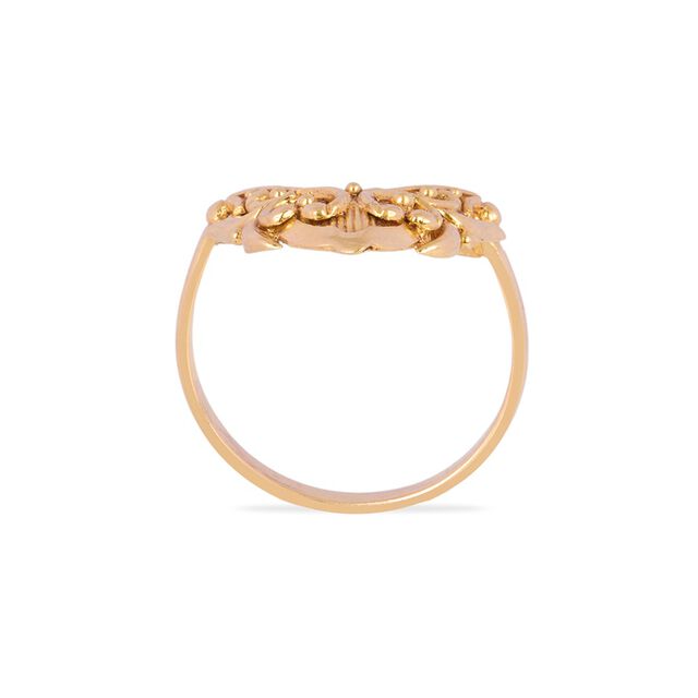 Tanishq 22KT Synthetic Stone Finger Ring for Women 7