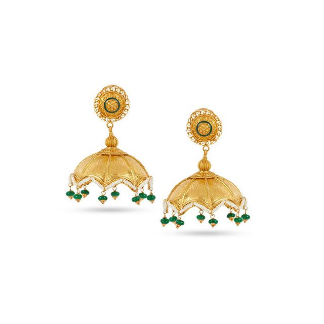 Muthukuda Inspired Jhumkas 2