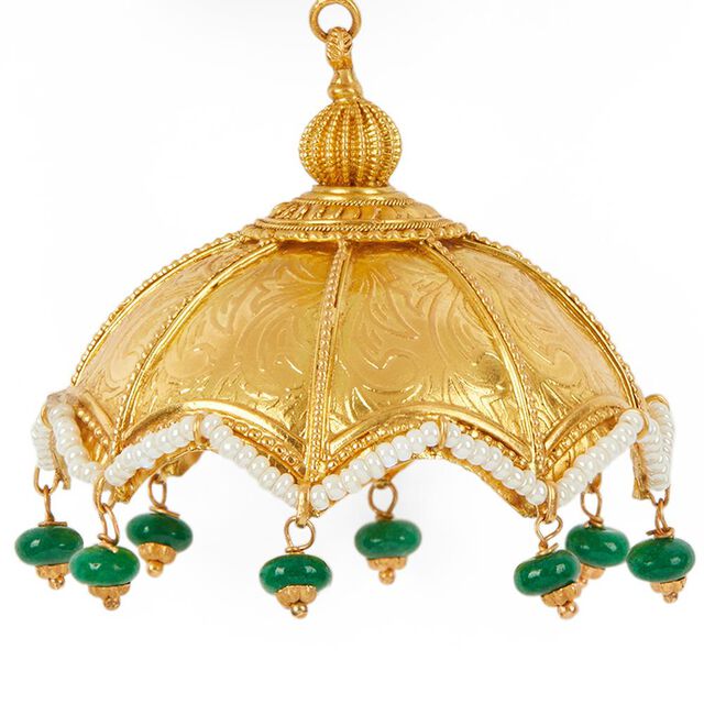 Muthukuda Inspired Jhumkas 6