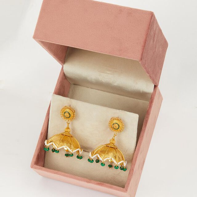 Muthukuda Inspired Jhumkas 8
