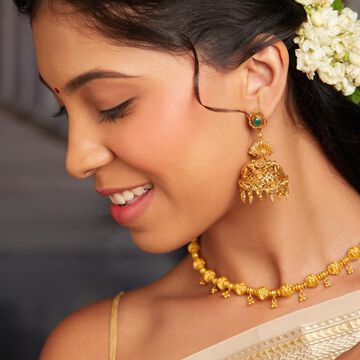 Floral Garden Jhumka