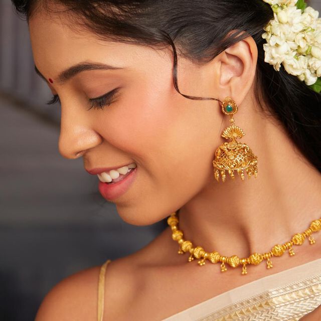 Floral Garden Jhumka 