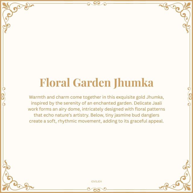 Floral Garden Jhumka 8