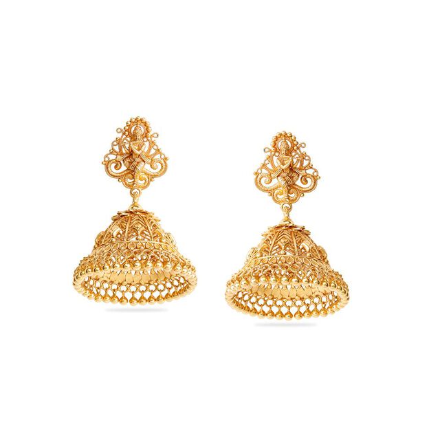 Divine Krishna Filigree Jhumka 2