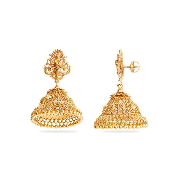 Divine Krishna Filigree Jhumka 3