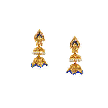 Tanishq 22KT  Gold Earrings  for Women