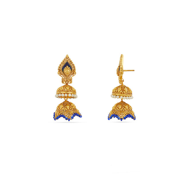 Tanishq 22KT  Gold Earrings  for Women 3