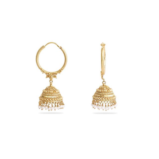 Brass Bell Jhumkas 2