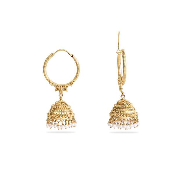 Brass Bell Jhumkas 5