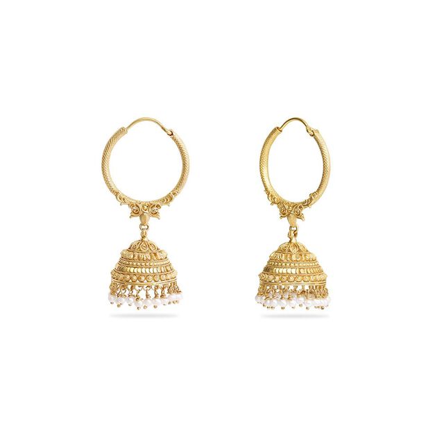 Brass Bell Jhumkas 7