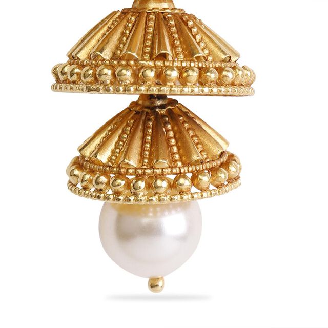 Vishu Glow Peacock Jhumka 6