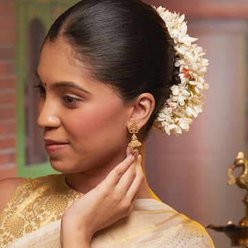 Peacock Feature Inspired Jhumka