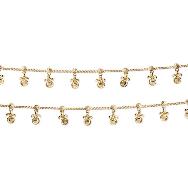 Gold Kuzhiminni Anklet Pair 4