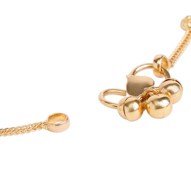 Gold Kuzhiminni Anklet Pair 7