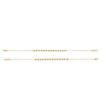 Gold Manimala Anklet Pair