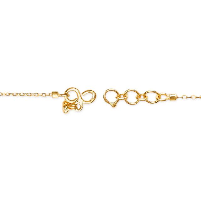 Gold Beaded Anklet Pair 5