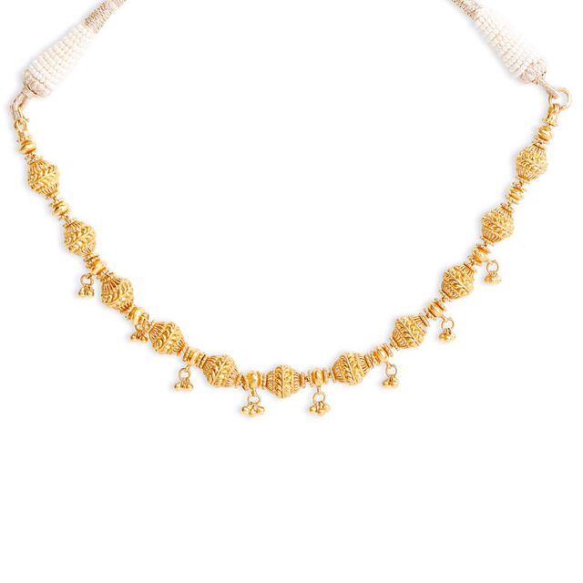 Majestic Bead Gold Choker Necklace 2