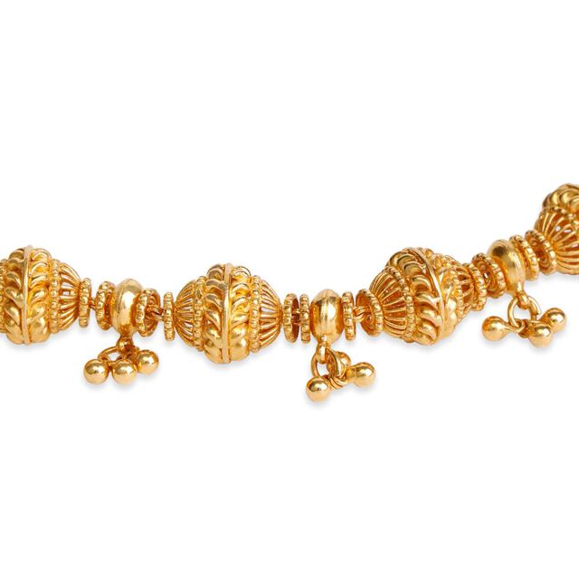 Majestic Bead Gold Choker Necklace 6