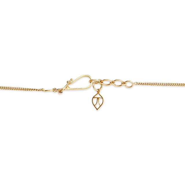 Peepal Leaf Layered Charm Necklace 5