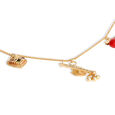 Peacock Charm Multi-Coloured Necklace 4