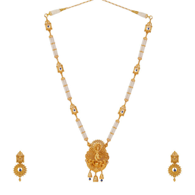 Tanishq 22KT Gold Necklace Set 2
