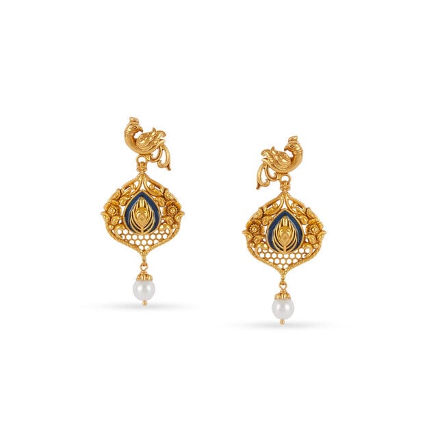 Tanishq 22KT Gold Necklace Set 3