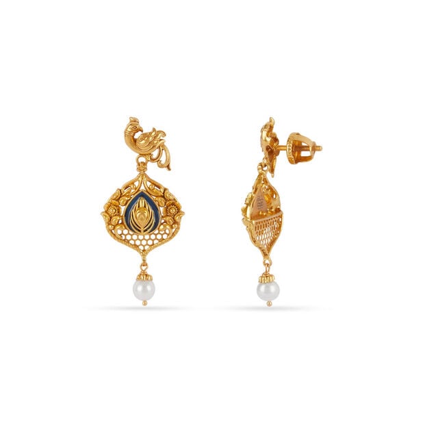 Tanishq 22KT Gold Necklace Set 4