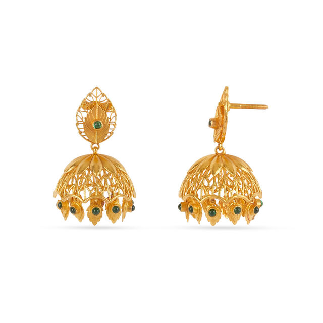 Tanishq 22KT Gold Necklace Set 4