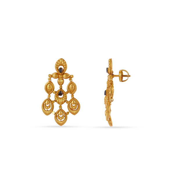 Tanishq 22KT Gold Necklace Set 4