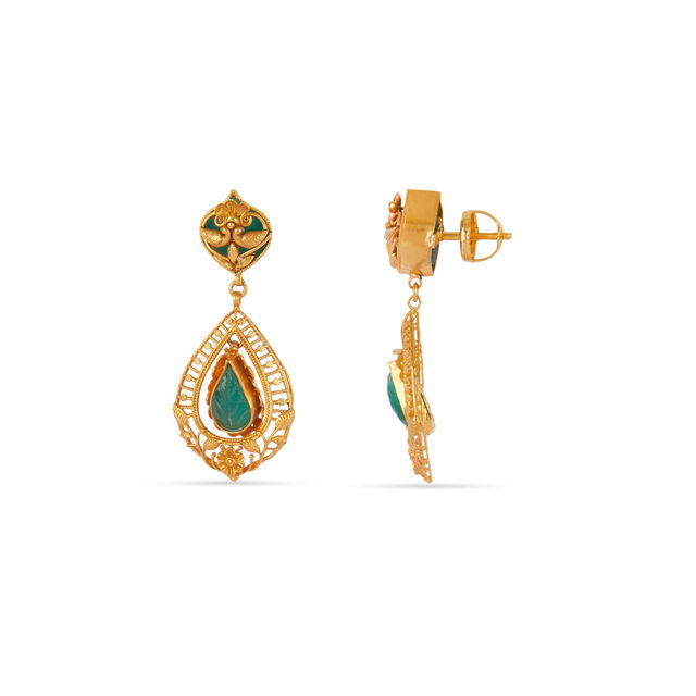 Tanishq 22KT Gold Necklace Set 4