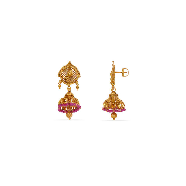 Tanishq 22KT Gold Necklace Set 4