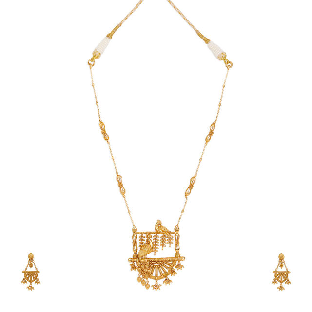Tanishq 22KT Gold Necklace Set 2