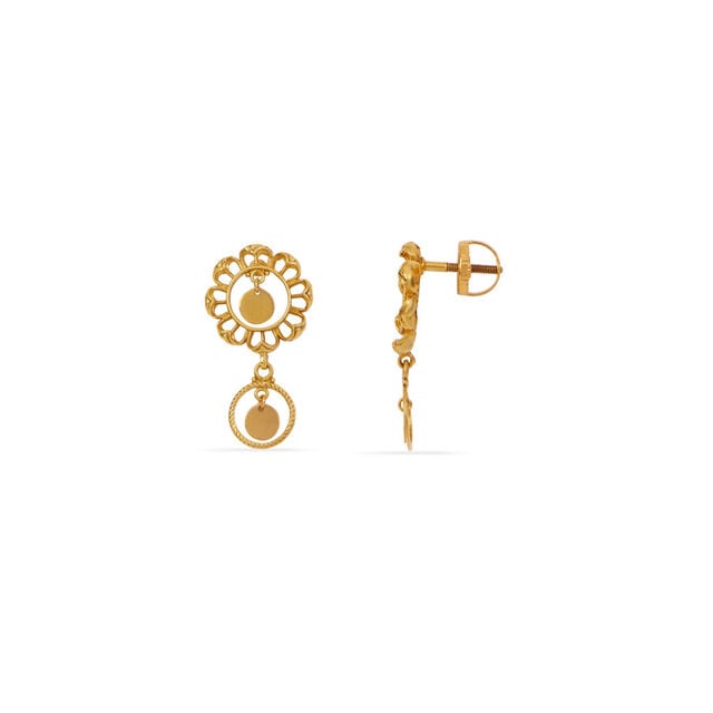 Tanishq 22KT Gold Necklace Set 4