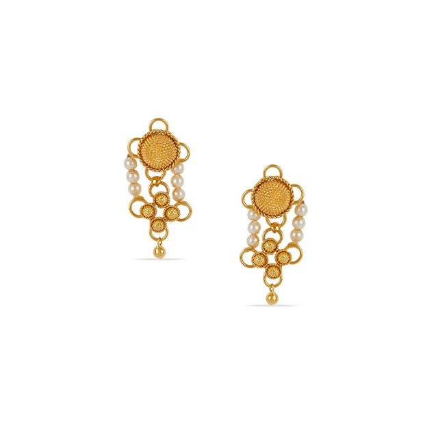 Tanishq 22KT Gold Necklace Set 4
