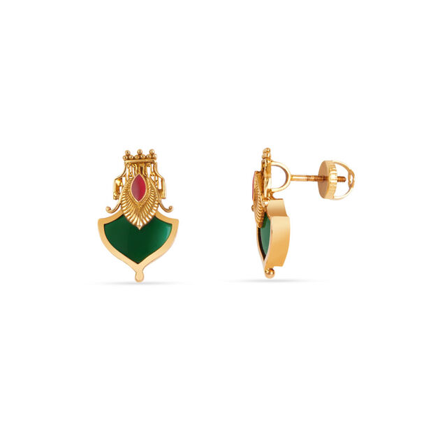 Tanishq 22KT Gold Necklace Set 4